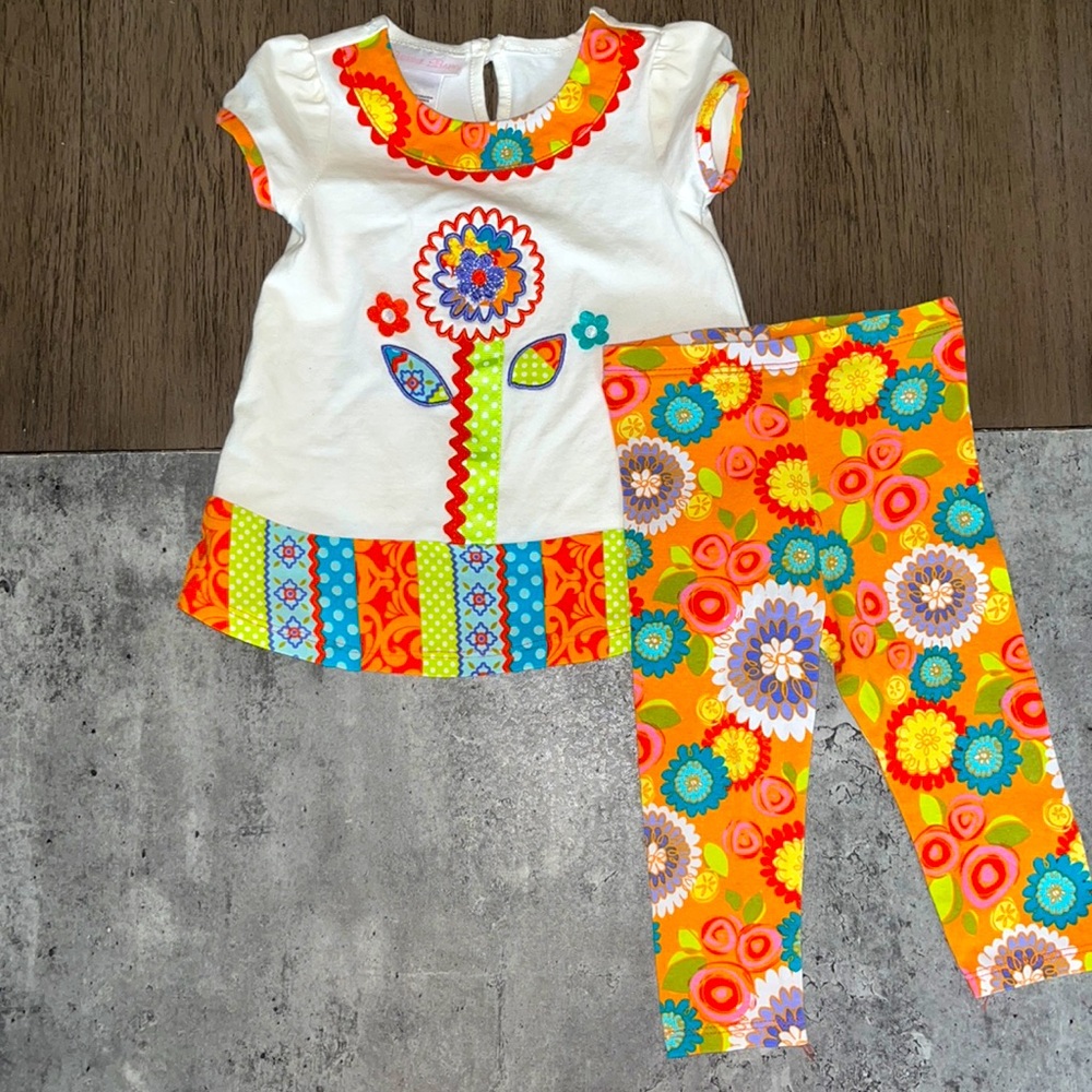 Cute Floral Babygirl Outfit